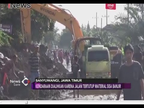 Jalur Banyuwangi-Jember Masih Terputus, Dua Alat Dikerahkan untuk Bersihkan Jalan - iNews Sore 23/06