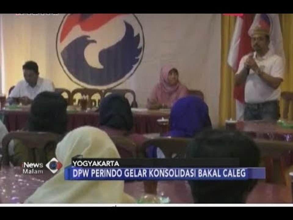 Jelang Pemilu 2019, DPW Perindo Gelar Konsolidasi Bacaleg di Yogyakarta - iNews Malam 28/06