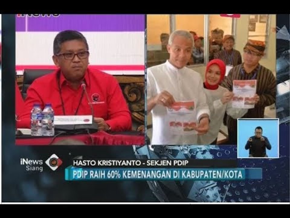 Kalah di 11 Provinsi, PDIP Klaim Menang 60% Pilkada di Kabupaten/Kota - iNews Siang 29/06