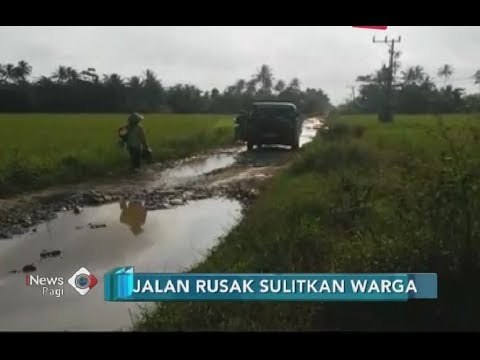Duh!! Bertahun-tahun Jalan Rusak, Warga Kab. Pandeglang Sulit Jual Hasil Panen - iNews Pagi 28/06