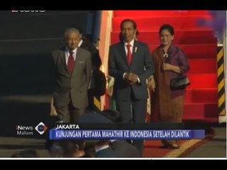 Kunjungan Perdana Mahathir ke Indonesia Pasca Dilantik Disambut Jokowi - iNews Malam 28/06