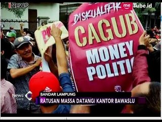 Massa Desak Bawaslu Diskualifikasi Arinal-Nunik Terkait Politik Uang - iNews Sore 28/06