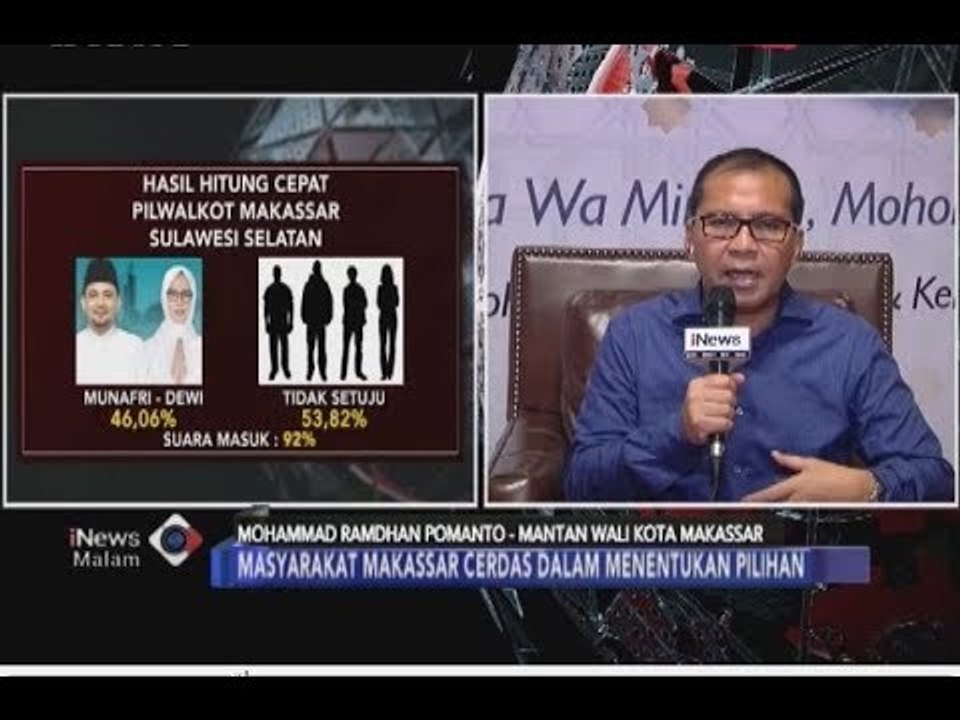 Kotak Kosong Menangkan Pilwalkot Makassar, Ini Tanggapan Danny Pomanto - iNews Malam 28/06