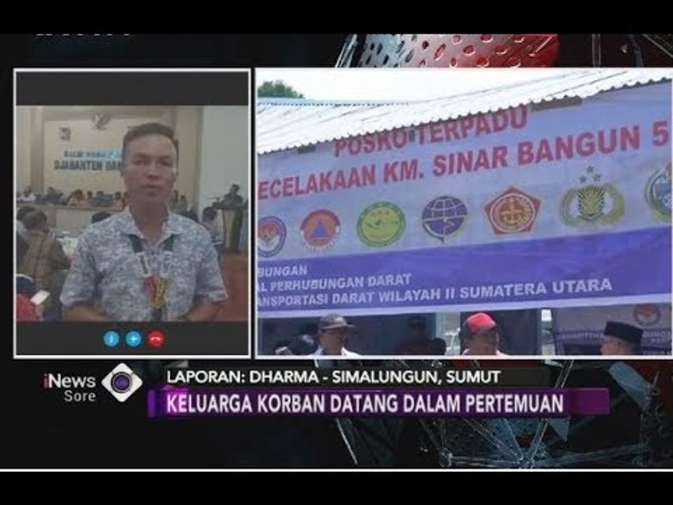 Bupati Simalungun dan Tim Basarnas Gelar Konpers Terkait KM Sinar Bangun - iNews Sore 01/07