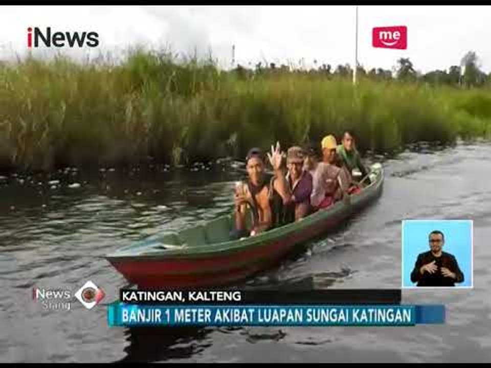 Banjir Katingan Tutup Akses, Warga Terpaksa Sewa Perahu untuk Beraktivitas - iNews Siang 01/07