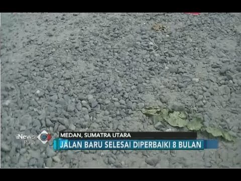 Warga Keluhkan Jalan Rusak di Pukat Dua Medan yang Baru 8 Bulan Diperbaiki - iNews Pagi 02/07