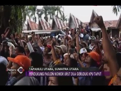 Pendukung Paslon Nomor Urut 2 Minta Komisioner KPU Tapanuli Utara Dicopot - iNews Sore 02/07