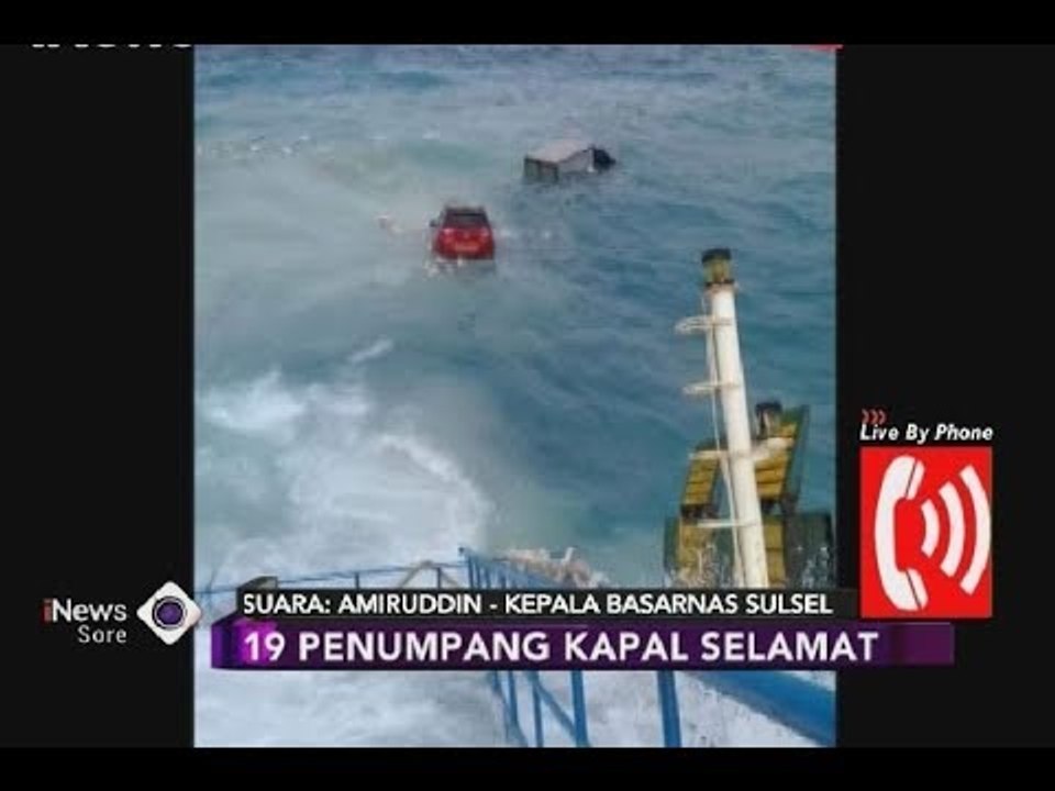 Kepala Basarnas Sulsel Beri Penjelasan Terkait Tenggelamnya KM Lestari Maju - iNews Sore 03/07