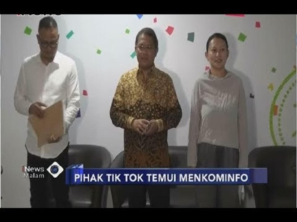 Aplikasi Diblokir, Pihak Management Tik Tok Temui Menkominfo - iNews Malam 04/07