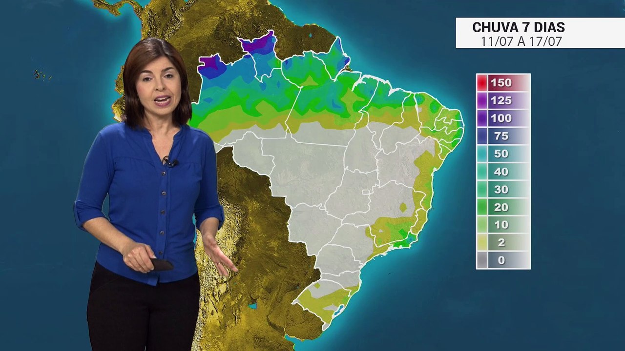 Previsão de chuva BR próximos dias