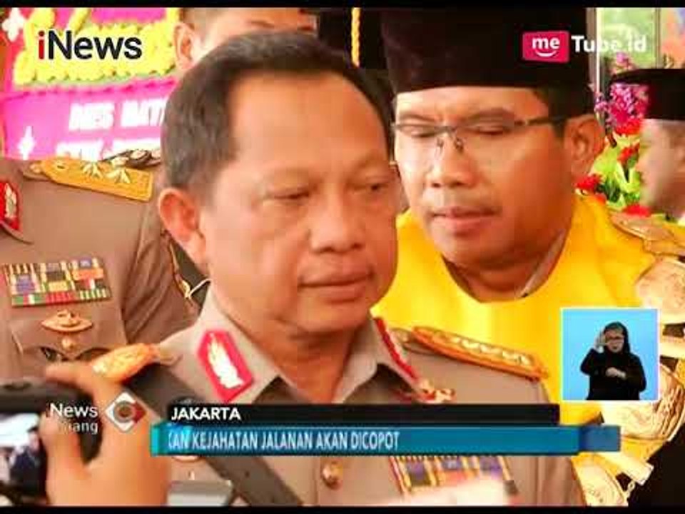 Kapolri akan Copot Pejabat Polri yang Gagal Berantas Kejahatan Jalanan - iNews Siang 05/07