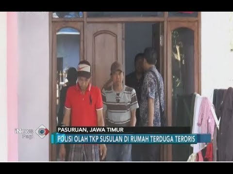 Polisi Gelar Olah TKP Teror Bom Pasuruan di Rumah Kontrakan Pelaku - iNews Pagi 07/07