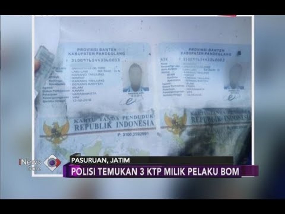 Pelaku Teror Bom Pasuruan Miliki 3 KTP dengan Indentitas Berbeda - iNews Sore 06/07