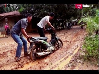 Jalan Rusak dan Tak Layak! Motor Warga di Padang Lawas Terjebak Lumpur - iNews Pagi 06/07