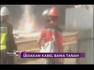 Semburan Api Keluar dari Galian Kabel Bawah Tanah di Kebayoran Baru - iNews Sore 08/07
