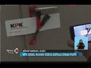 Скачать видео: Ruang Kerja Kepala Dinas PUPR Bener Meriah Disegel KPK - iNews Siang 06/07