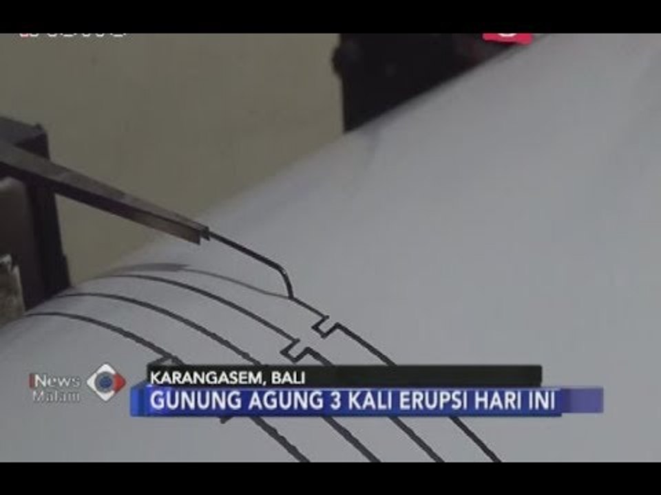 Gunung Agung Kembali Erupsi dengan Ketinggian Kolom Abu 1500 Meter - iNews Malam 08/07