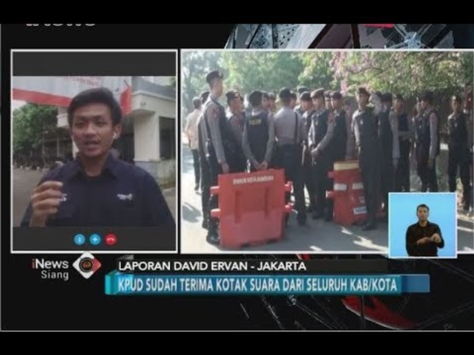 KPUD Sudah Terima Seluruh Kotak Suara Jelang Rekapitulasi Pigub Jabar - iNews Siang 08/07