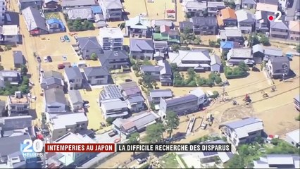 Intempéries au Japon : la recherche des disparus est difficile