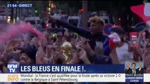 Les Bleus en finale! Réactions des supporters sur le Champ de Mars