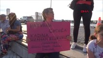 Silivri'de Çocuk İstismarı ve Kadına Şiddet Protestosu