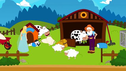 Sleeping Beauty in Old MacDonald Had A Farm Kids Song