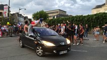 Coupe du monde. Scène de liesse après la victoire de la France