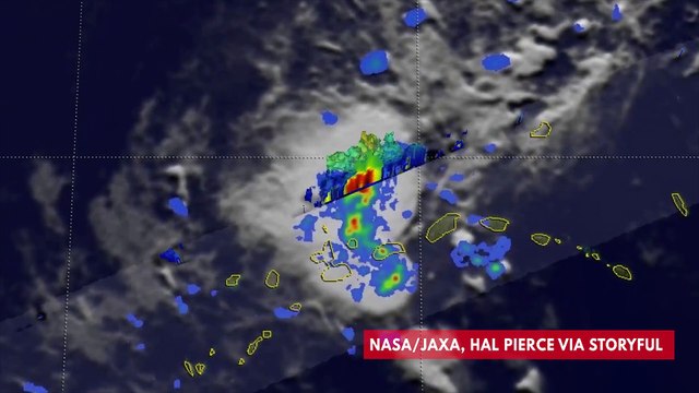 Satellite Imagery Shows Rainfall From Tropical Storm Beryl