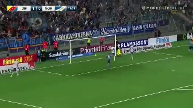Djurgardens 1:0 Norrkoping (Sweden Allsvenskan 8 July 2018)