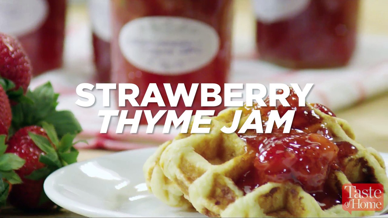Strawberry Thyme Jam video Dailymotion