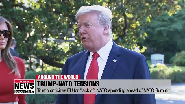 Trump criticizes EU for lack of NATO spending ahead of NATO Summit