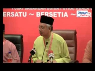 Sidang akhbar Datuk Seri Najib 16/10/2009