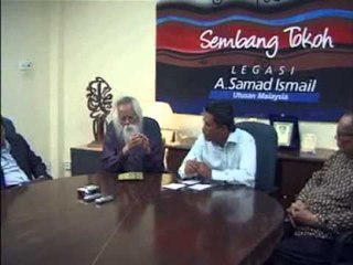 Sembang Tokoh: Legasi A Samad Ismail part 1