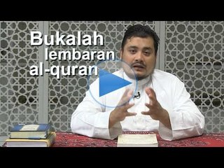 Bukalah lembaran al-quran Ustaz Husni