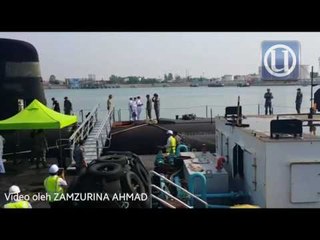 Kapal selam HMAS Sheean berlabuh di Kuantan