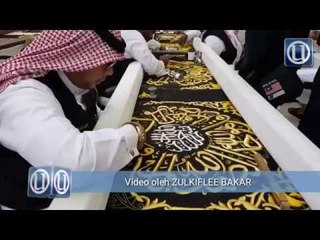 Pertukaran kelambu Kaabah jadi perhatian