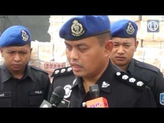 Polis rampas rokok bernilai RM1.4 juta