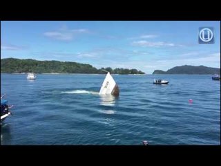 Kapal KM Kuraman ditenggelamkan