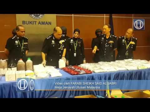 Ketamin seberat 210 kilogram dirampas