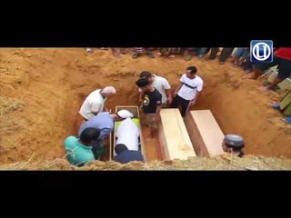 Jenazah tiga sekeluarga tiba di Masjid Al- Amin