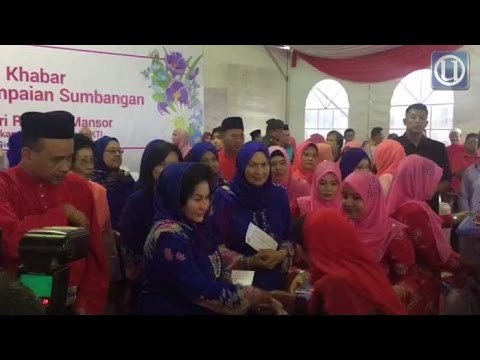 Rosmah melawat, sampaikan sumbangan kepada mangsa banjir