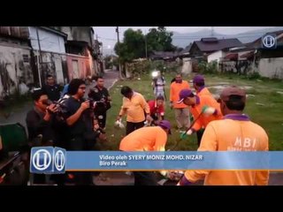 MB Perak lakukan kerja angkat sampah