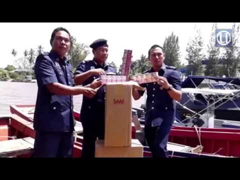 JKDM Kelantan rampas 41,000 karton rokok seludup.