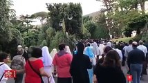 As the Marian month of May drew to a close on Thursday, an evening procession and Rosary was held in the Vatican Gardens, led by Pope Francis.