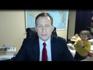 Anak kacau daun semasa sidang Skype