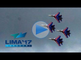 LIMA'17   Persembahan jet Su 30SM penghormatan kepada Malaysia