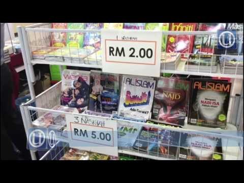Gerai Utusan Melayu Mingguan meriah
