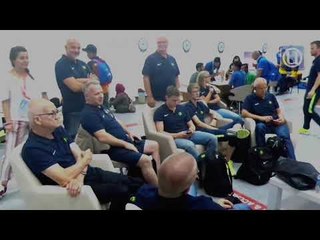 Kontinjen pekak negara selamat tiba di Samsun