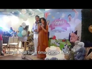 Amyra dan Amar bakal timang cahaya mata