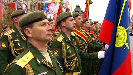 President Putin attended the military parade on Red Square